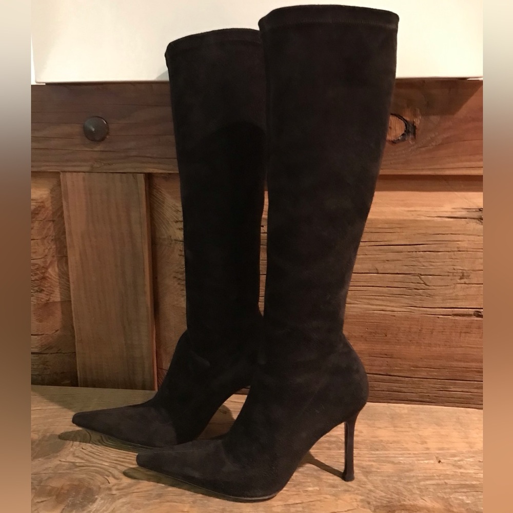 5.5 Elegant Brown Knee-High Women's Boots